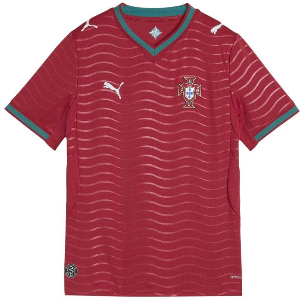 Puma Childrens/Kids World Cup 2026 Portugal Home Jersey / Red/Green